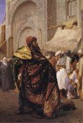 Jean - Leon Gerome The Carpet Merchant of Cairo France oil painting artist